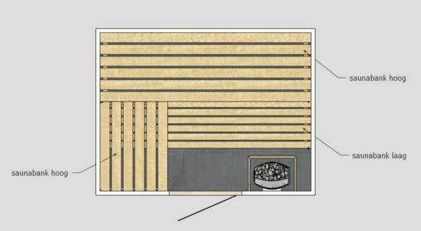 Maatwerk sauna cabine - Afbeelding 4